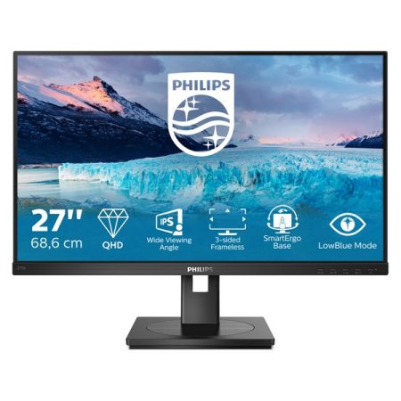 PHILIPS IPS monitor 27" 275S1AE, 2560x1440, 16:9, 300cd/m2, 4ms, HDMI/DisplayPort/DVI, Pivot, hangszóró