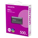 ADATA SSD Külső USB 3.2 500GB SE880 Elite, Szürke