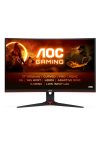 AOC Ívelt Gaming 165Hz VA monitor 27" C27G2E/BK, 1920x1080, 16:9, 250cd/m2, 1ms, 2xHDMI/DisplayPort/VGA
