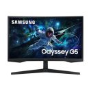   SAMSUNG Ívelt Gaming 165Hz VA monitor 27" G55C, 2560x1440, 16:9, 300cd/m2, 1ms, HDMI/DisplayPort