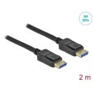   DELOCK kábel DisplayPort male / male összekötő 10K 60Hz 54 Gbps 2m