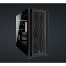   CORSAIR Ház 5000D AIRFLOW, Tápegység nélkül, Edzett Üveg, fekete