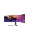 LG Ívelt Gaming 200Hz monitor 44.5" 45GR75DC-B, 5120x1440, 32:9, 400cd/m2, 1 ms, 2xHDMI/DisplayPort/3xUSB/USB-C