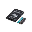   KINGSTON Memóriakártya MicroSDXC 1TB Canvas Go Plus 170R A2 U3 V30 + Adapter