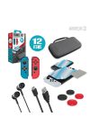 ARMOR3 Nintendo Switch/OLED Travel csomag (Üvegfólia + Thumb Grips + Füllhallgató + Tok + Töltő kábel)