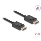   DELOCK kábel DisplayPort male / male összekötő 8K 60Hz 40 Gbps 2m