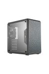 COOLER MASTER Ház ATX MASTERBOX Q500L, Mágneses előlap, Tápegység nélkül, Üvegfalú, Szürke