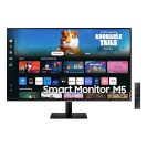   SAMSUNG SMART VA monitor 32" M5, 1920x1080, 16:9, 250cd/m2, 4ms, 2xHDMI/2xUSB/WiFi/Bluetooth, hangszóró -LS32DM500EUXDU