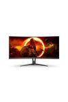 AOC Ívelt Gaming 144Hz VA monitor 34" CU34G2XE/BK, 3440x1440, 21:9, 300cd/m2, 1ms, 2xHDMI/DisplayPort