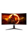 AOC Ívelt Gaming 180Hz VA monitor 34" CU34G2XP/BK, 3440x1440, 21:9, 430cd/m2, 1ms, 2xHDMI/DisplayPort, 4xUSB