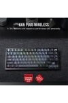 CORSAIR Vezeték Nélküli Billentyűzet Gaming, K65 PLUS 75%, Mechanikus, MLX Red switch, US, fekete