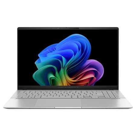 ASUS CONS NB Vivobook S15 S5507QA-MA001W 15,6" 2,8K OLED GL, Qualc.Snapd. X1E 78 100 , 32GB, 1TB M.2, INT, WIn11H, Ezüst