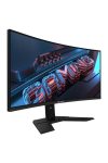 GIGABYTE Ívelt VA LED Monitor 34" GS34WQC 3440x1440, 2xHDMI/Displayport