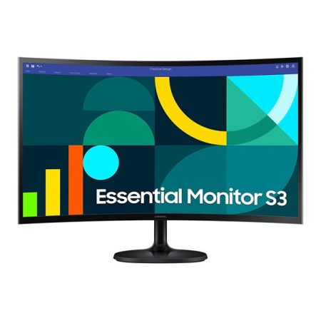 SAMSUNG Ívelt VA monitor 27" S36GD, 1920x1080, 16:9, 250cd/m2, 4ms, HDMI/VGA