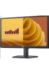 DELL LCD Monitor 21,4" E2225H FHD 1920×1080, VA 75Hz 16:9  3000:1, 250cd, 5ms, VGA, DP,  fekete