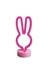 FOREVER LIGHT Neon LED dekorációs lámpa RABBIT, ki/be kapcsoló, USB vagy 3xAA 1,5V, 2m kábel,