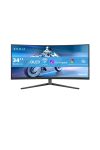 Philips EVNIA Ívelt Gaming OLED monitor 34", 34M2C6500/00 3440x1440, 21:9, 0,03ms, 2xHDMI/DP/4xUSB, áll. mag., Ambiglow