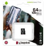   Kingston microSDXC Canvas SeIect Plus 64GB UHS-I/A1/C10 SDCS2/64GBSP