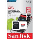 SanDisk microSDXC Ultra 64GB (SDSQUAR-064G-GN6MA)